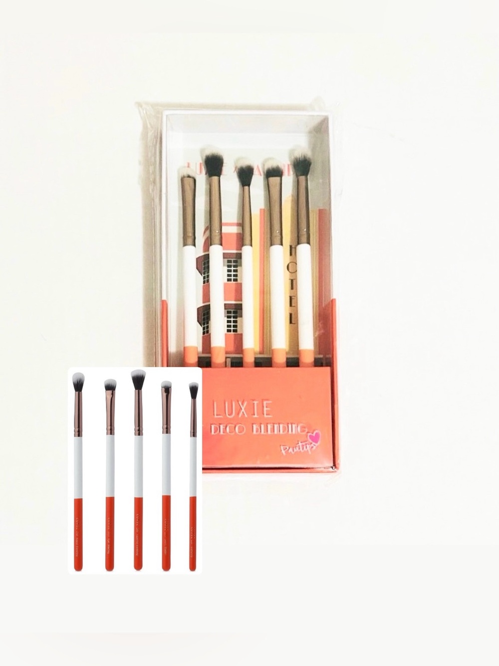 Luxie 5-Piece Art Deco Blending Brush Set